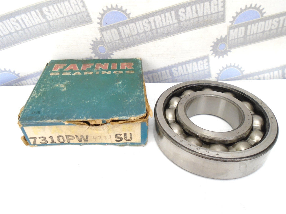 FAFNIR - 7310PW SU Angular Contact Bearing - 50 mm x 110 mm x 27 mm (NEW)