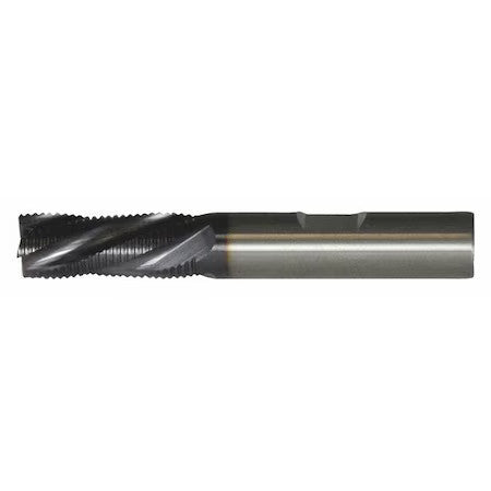 Cleveland C80153 4-Flute Carbide Hp Square Single Roughing End Mill Ctd