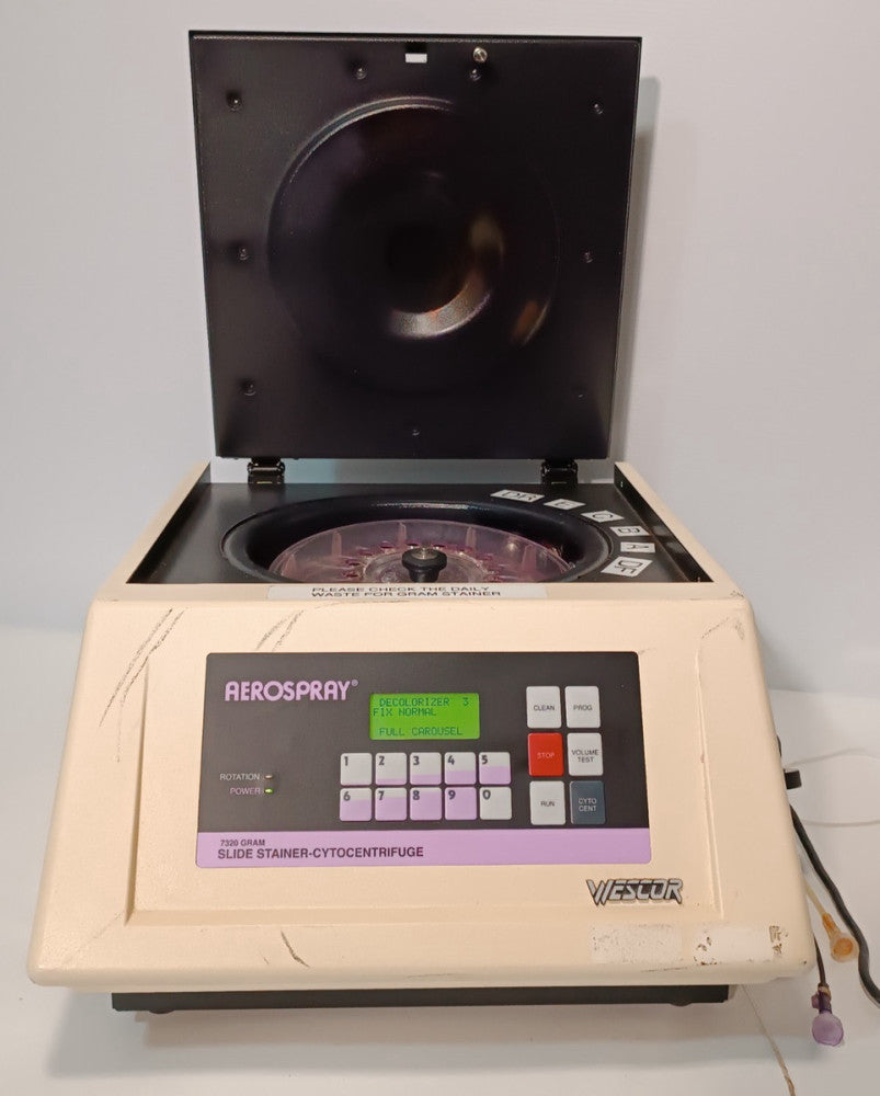 Wescor 7320 GRAM Aerospray Automated Tissue Stain Slide Stainer Cytocentrifuge