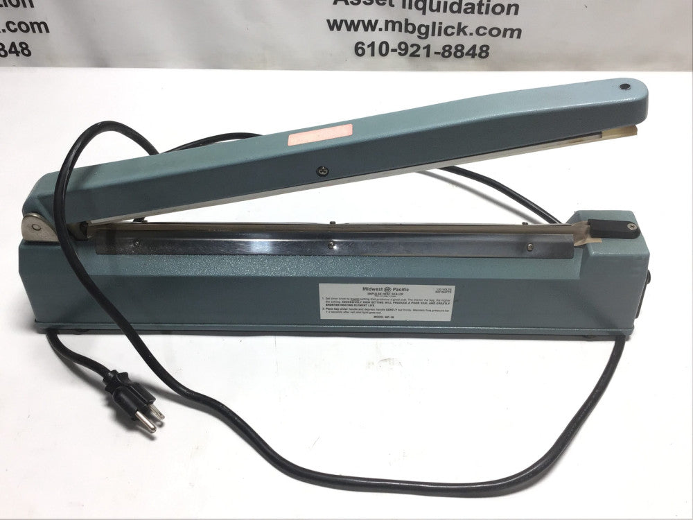 Midwest Pacific MP-16 Electric Impulse Heating Sealer 120 Volts 600 Watts