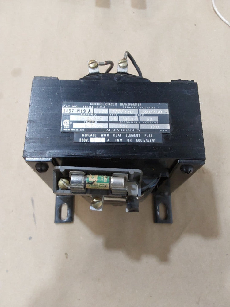 Allen-Bradley 1497-N19 Series A Industrial Control Circuit Transformer 220/440