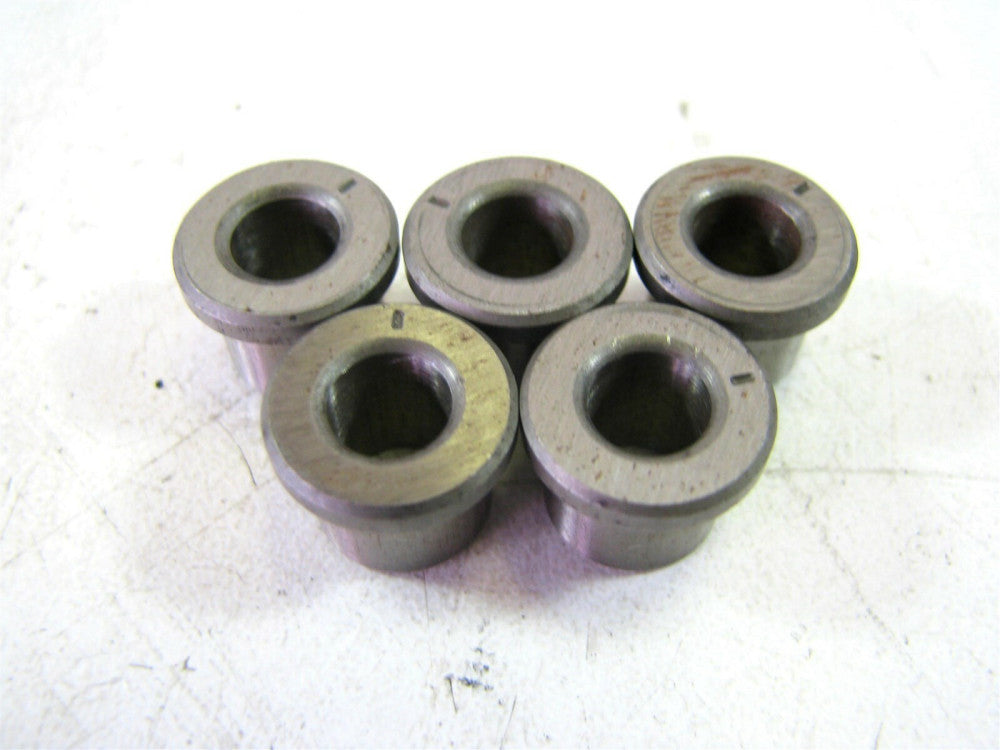 (H28-5) I x 7/16 x 5/16" Head Press Drill Bushings NEW - Lot of 5 