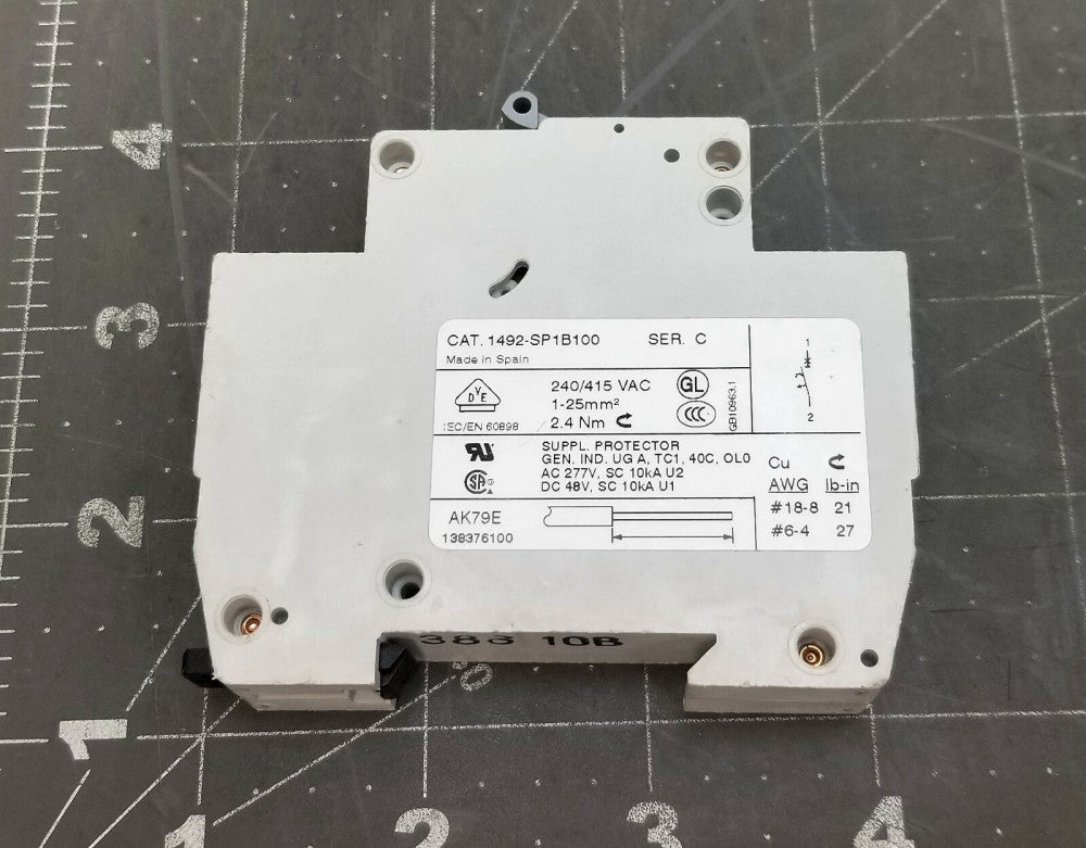 Allen Bradley 1492-SP1B100 Circuit Breaker Series C  [D1B4] #6