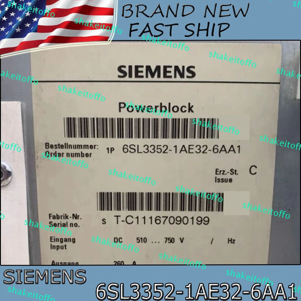 New in Box Siemens 6SL3352-1AE32-6AA1 SINAMICS replacement power block Free Ship