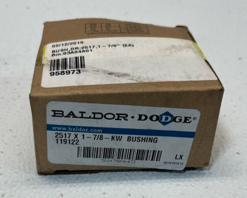 Baldor Dodge 2517 X 1-7/8-KW Bushing 119122