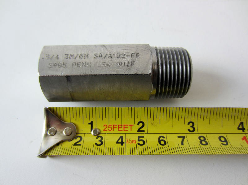 Penn 3/4" Stainless Steel Plug 3M/6M SA/A182-F9 SP95 USA 9U4F
