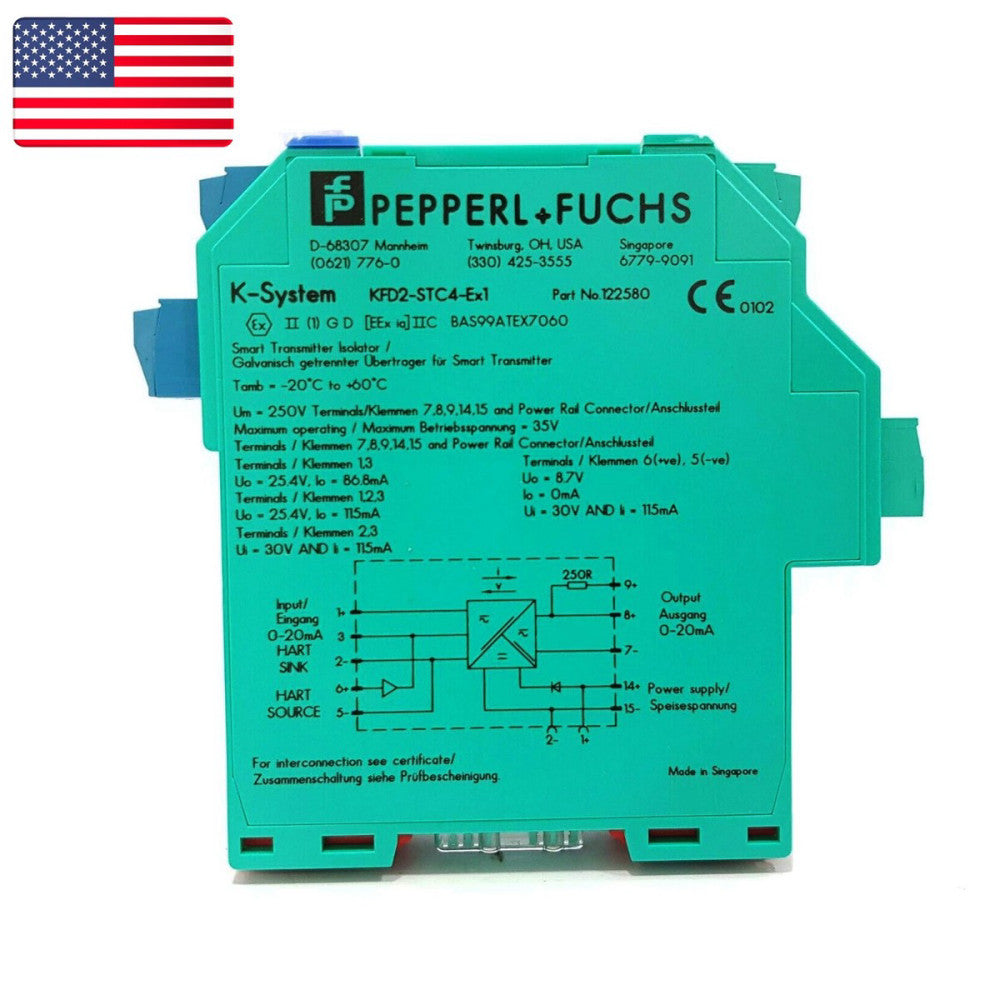 One New PEPPERL+FUCHS KFD2-STC4-Ex1 SMART Transmitter Power Supply - US Stock