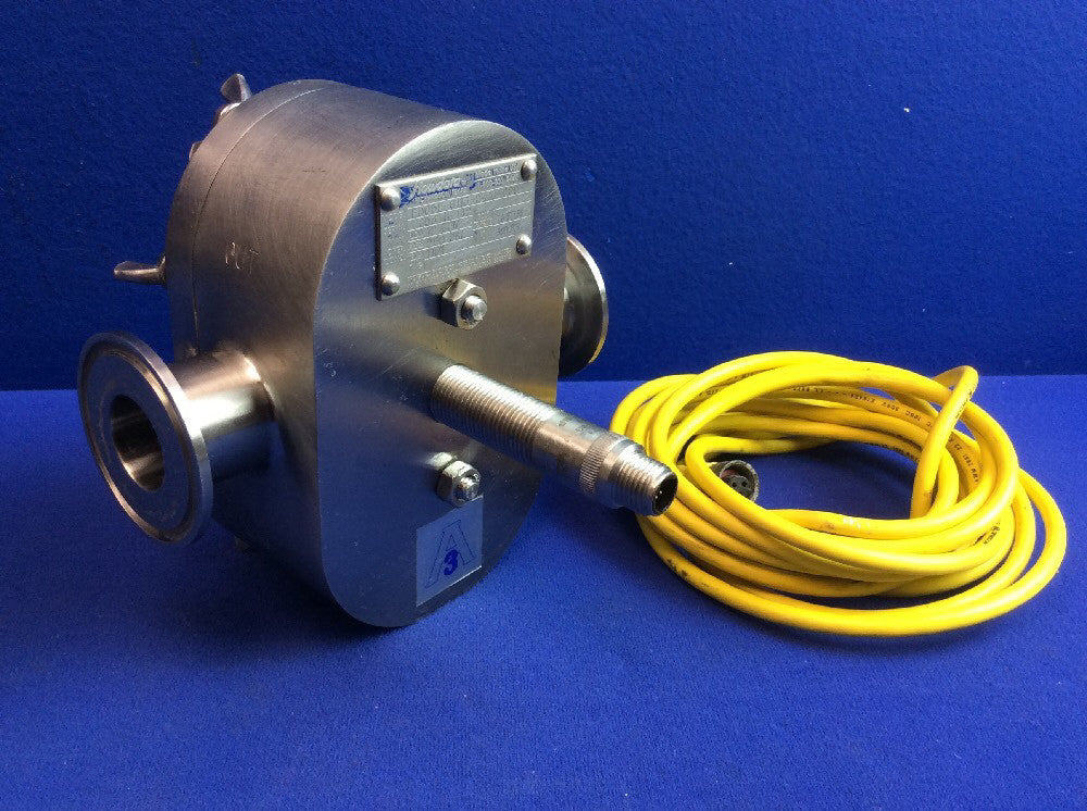 FLOWDATA FD05F-6113-2410-000 FLOWMETER 1" STAINLESS WITH 1-1/2" TRI-CLAMP ENDS
