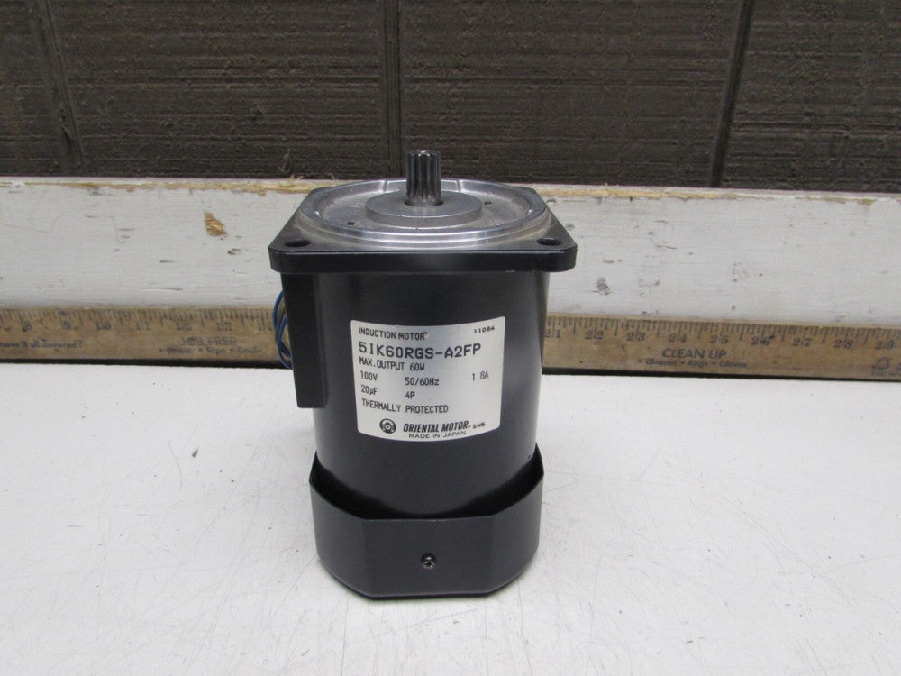 ORIENTAL MOTOR 5IK60RGS-A2FP INDUCTION MOTOR, NEW SURPLUS! MAKE OFFER!