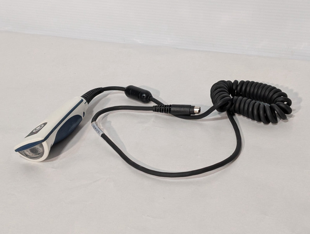 Jadak JDK-1797 Rev A Barcode Scanner w CBL-0148 Rev. C Coil Cable