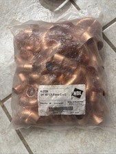 50 Piece NDL N-2728 Copper Fittings 5/8" ID 3/4" OD C X C LR 90 ELL Elbow