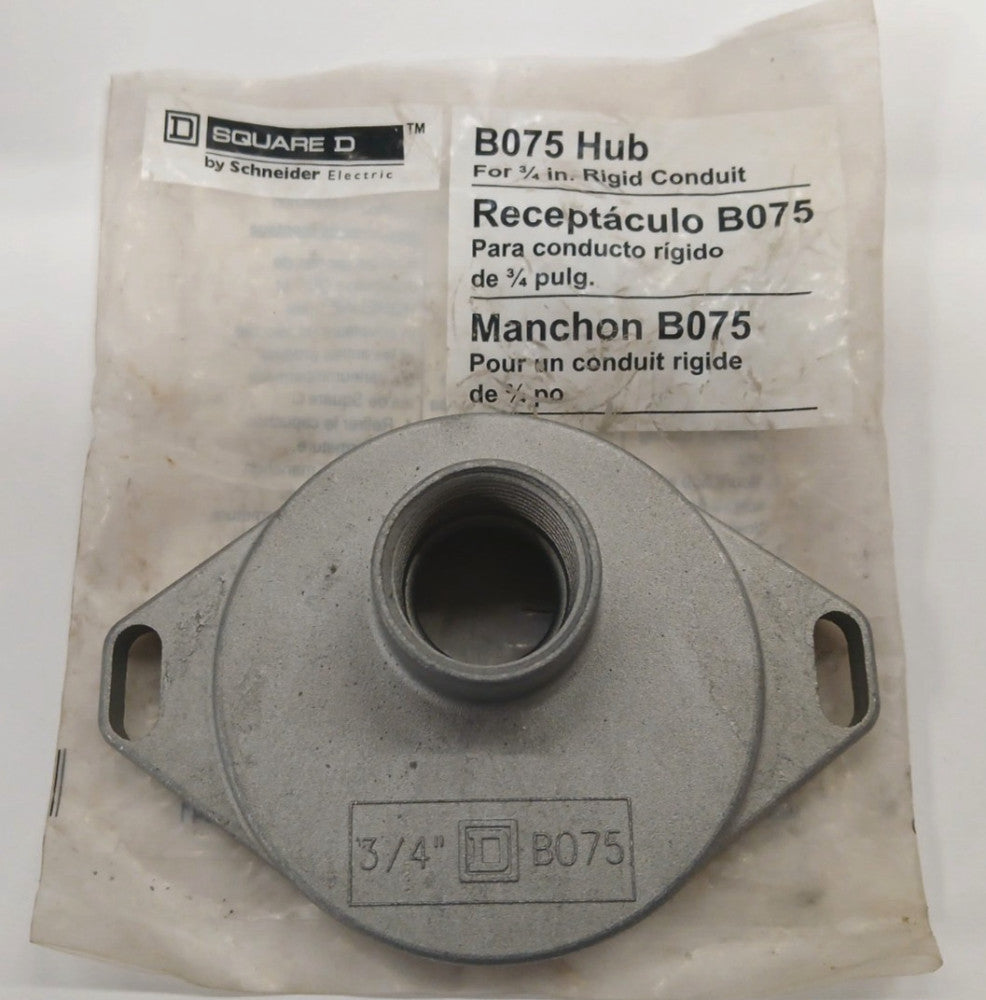 SQUARE D BOLT ON HUB 3/4" MODEL B075 TYPE B RAINPROOF