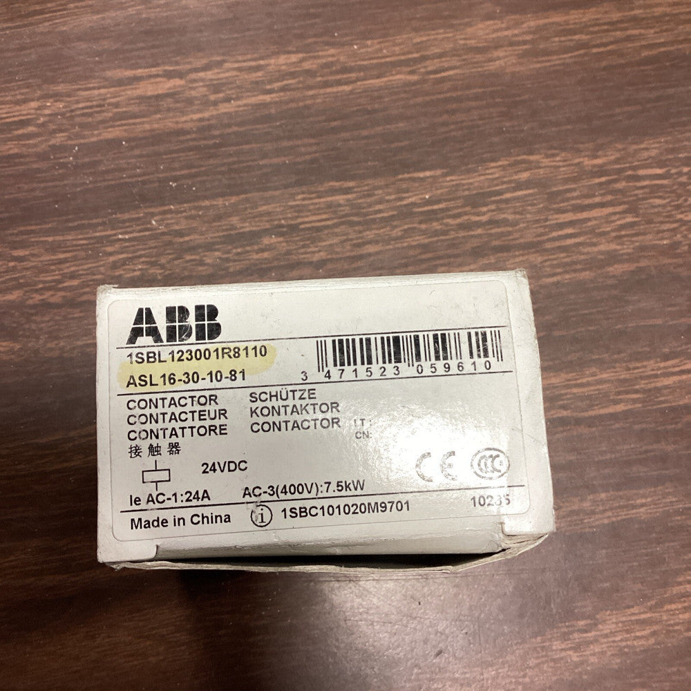 ABB DC Contactor ASL 16-30-10-81 24VDC