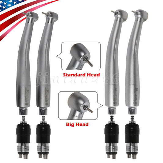 1-2* NSK Style Dental High Speed Handpiece Push Button /4 Holes Quick Coupler