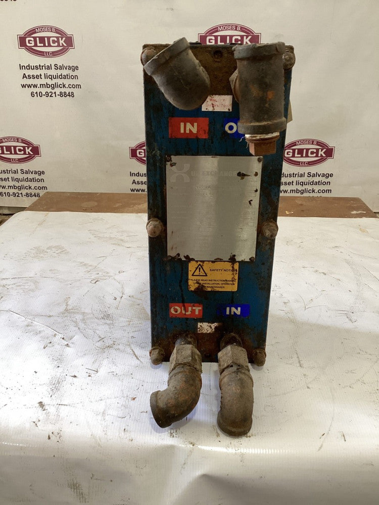 UK Exchanger UKE-1A 43 Plate & Frame Heat Exchanger 87PSI 212°F