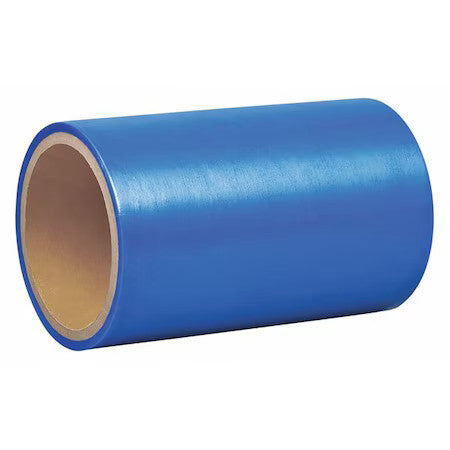 Zoro Select 2Au23b/Uv-6" X 300' Film Tape,Acrylic Adhesive,Blue