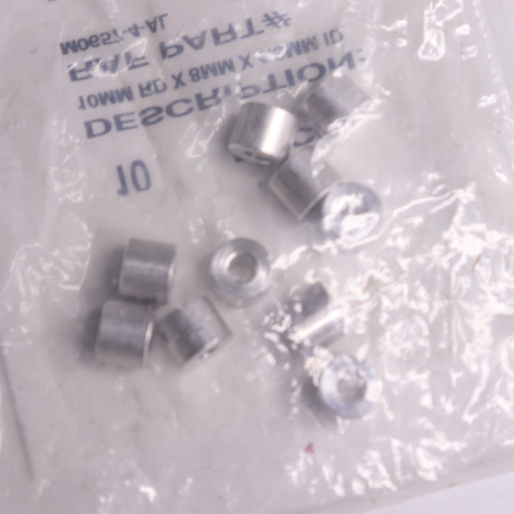 (10-Pk) Round Spacer Unthreaded Aluminum 0.315" M0657-4-AL