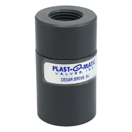 Plast-O-Matic Fc050ep-001-000-Pv Flow Control Valve,1/2In Fnpt,Pvc,1Gpm