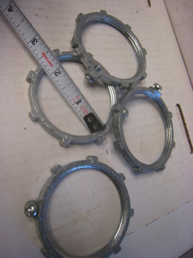 4 yes 4 Arlington Grounding Locknuts GL200 -- 2” Qty 4