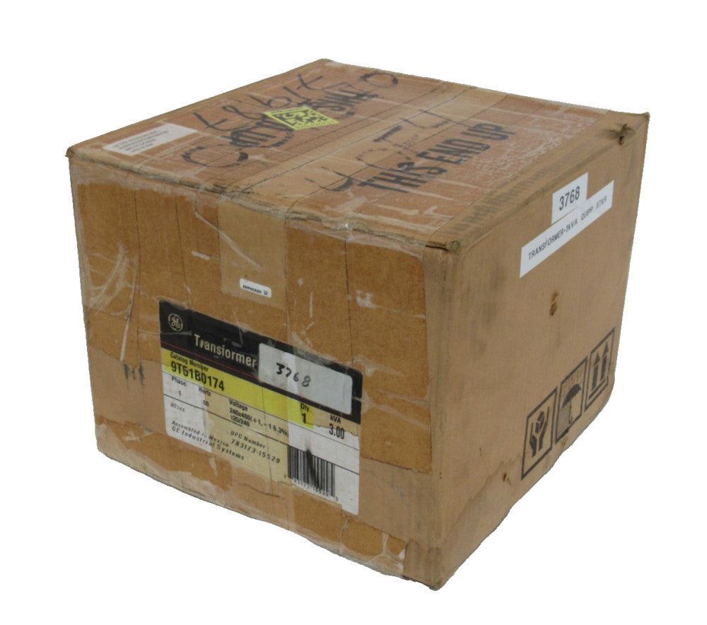 NEW GE 9T51B0174 TRANSFORMER 3KVA 240x480V 120/240V