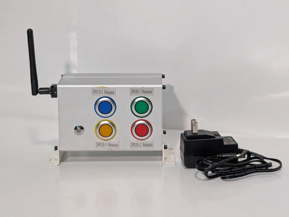 Custom 4-Button Stop Start Emergency Switch Wireless Call System Pushbuttons