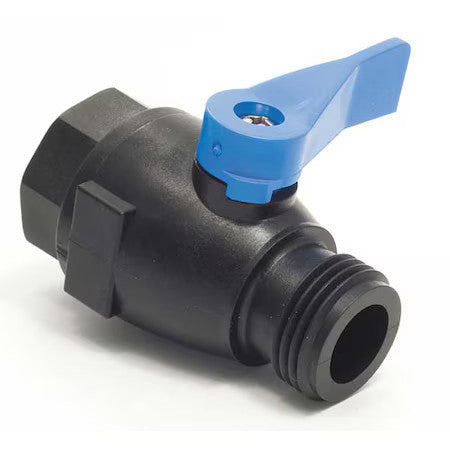 Zoro Select 7051790 3/4" Fnpt X Hose Cap Pvc Ball Valve Inline