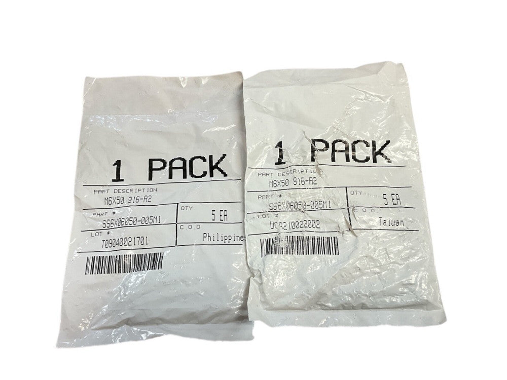 M6 x 50mm Stainless Steel Socket Set Screws w Cup Point, Metric DIN 916, A2 18-8