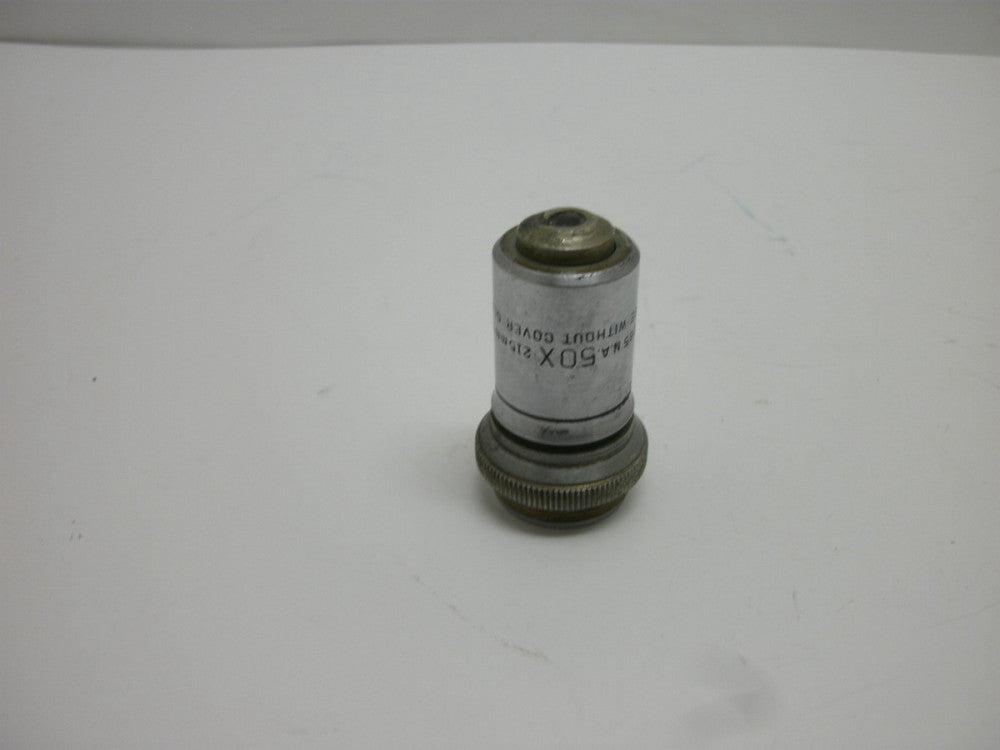 BAUSCH & LOMB 0.85 N.A. 50X2155mm T.L. MICROSCOPE OBJECTIVE LENS