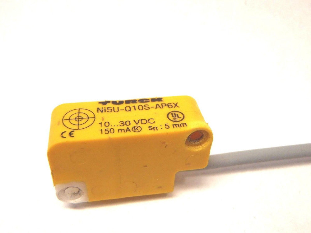 Turck Ni5U-Q10S-AP6X Inductive Sensor 150 mA 5mm Range, Side Active Face