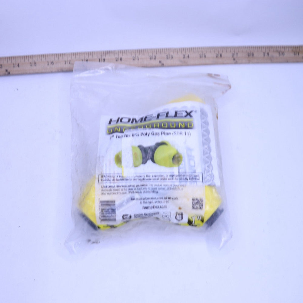 Home-Flex Underground Tee Polyethylene 1" IPS x 1" Dia. IPS 18-401-010