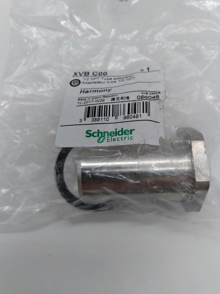 NEW Schneider Electric XVB C00 Harmony Tube Adaptor 1/2 NPT 
