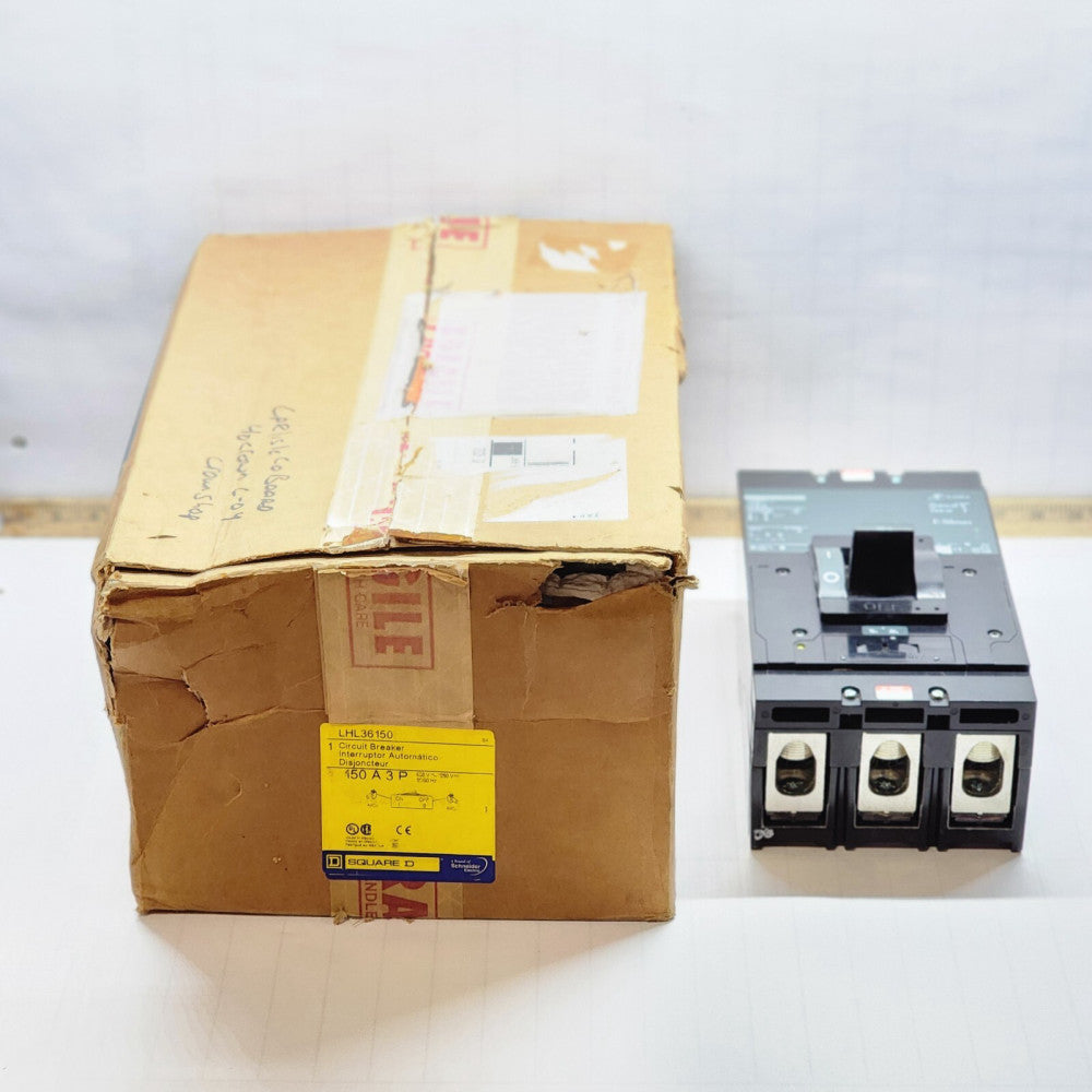 NEW SQUARE D LHL36150 CIRCUIT BREAKER 150 AMP 600 VAC 3 POLE 65 kA