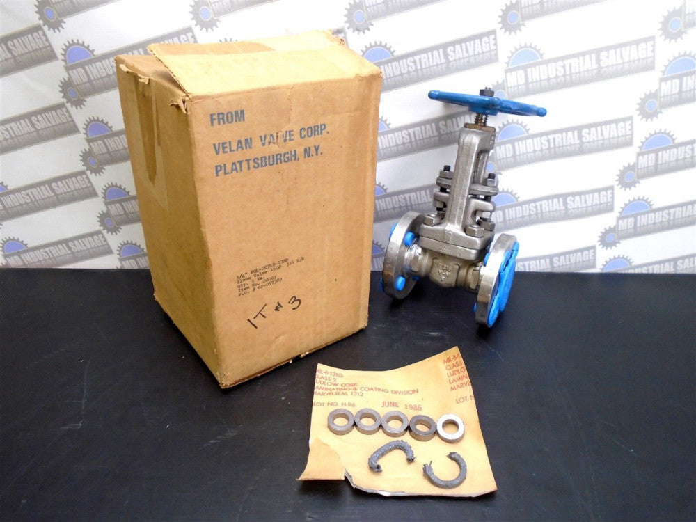 VELAN - Globe Valve - 3/4" - F04-0074B-13MS - 150# - 316 SS (NEW)