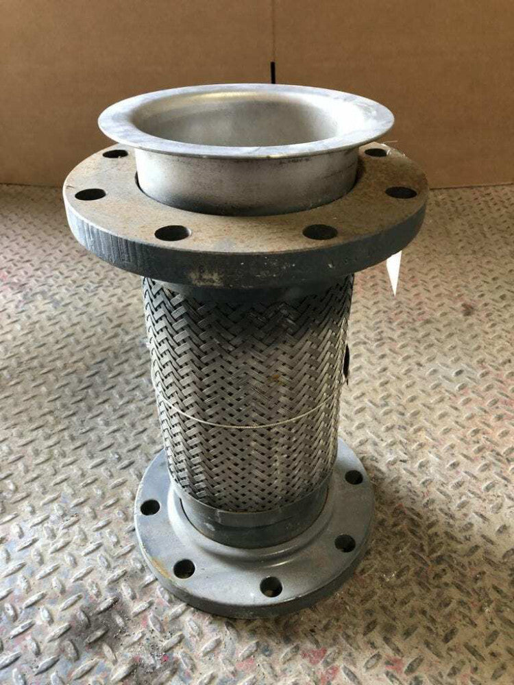 6" X 18" Flanged Braided Stainless Steel Flexible Hose / Expansion Joint
