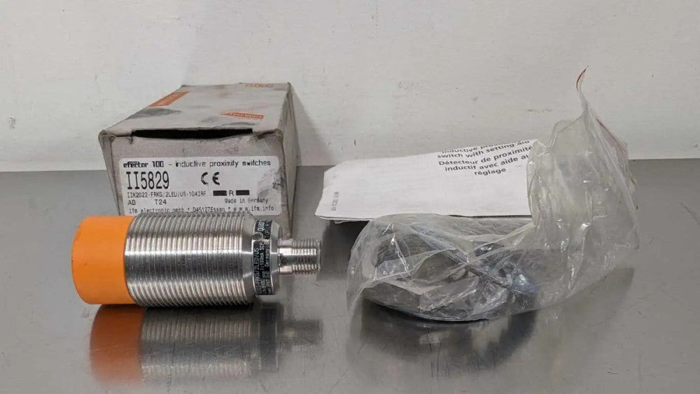 IFM Efector II5829 Inductive Proximity Sensor IIK2022-FRKG/2LED/US-104IRF 22mm 1