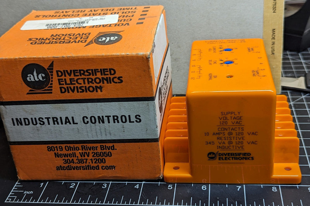 Marsh Bellofram CMU 120 ASE .25 Under Current Monitor Relay New [A2BA]