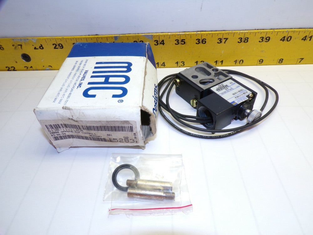 NEW MAC VALVES SOLENOID VALVE 120 VAC 6.8 WATT VAC TO 150 PSI  613B-11-114CA