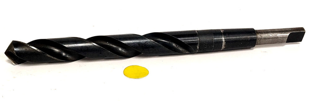 CLEFORGE 47/64" 2-FLUTE DRILL BIT W/MORSE TAPER 9-1/2" OAL 804421 HSS