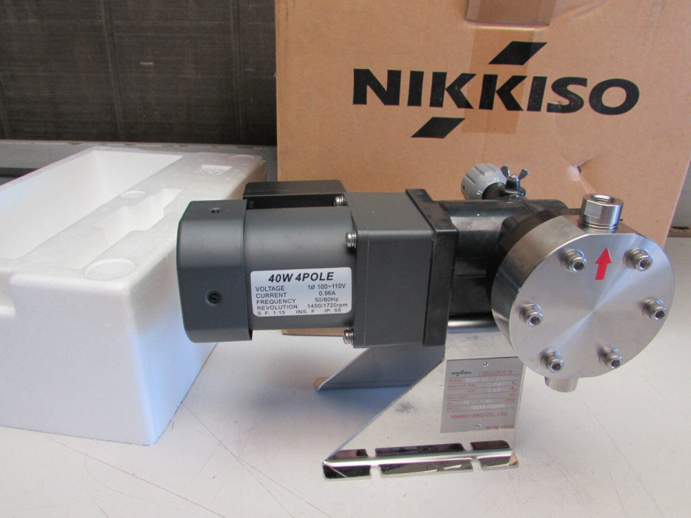 NIKKISO CHEMIPON-B BX20-MMT-K110 DIAPHRAGM METERING PUMP NEW IN BOX MAKE OFFER!