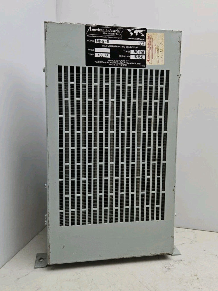 American Industrial BM142-N Industrial Heat Exchanger 300 Psi 400°F 3/4" Npt