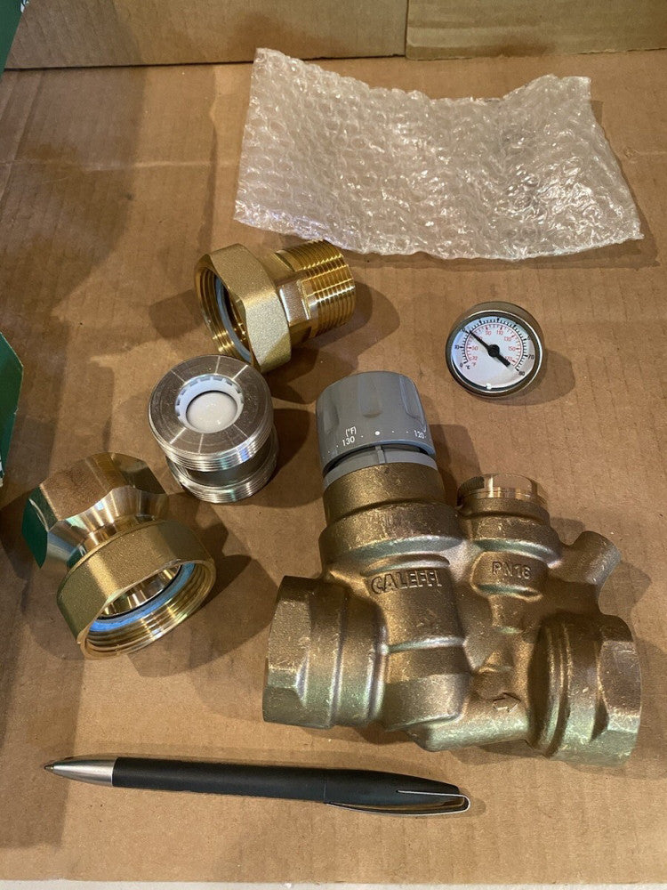 Caleffi 116270AC ThermoSetter Adjustable Thermal Balancing Valve 1-1/4" FNPT