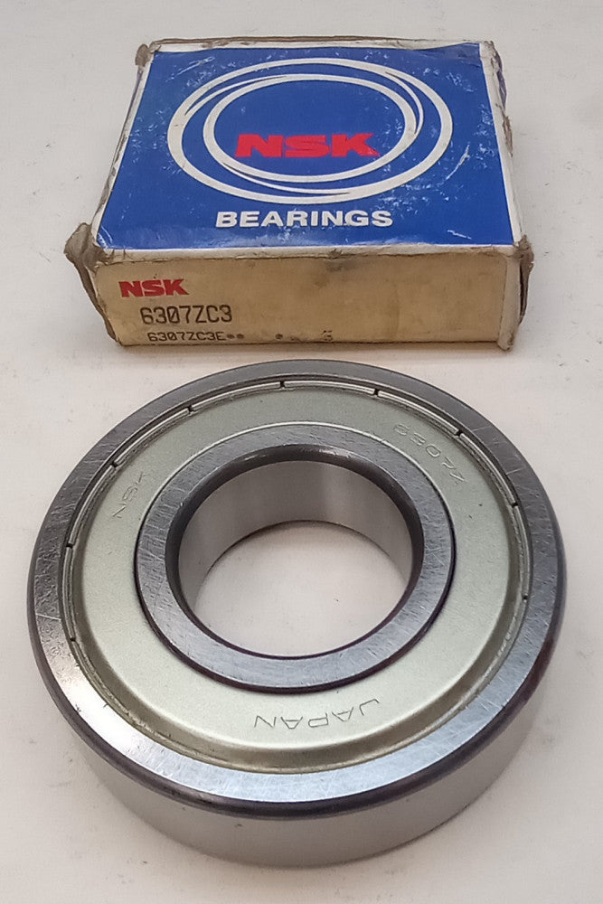 NSK 6307ZC3 Ball Bearing Deep Groove 35 x 80 x 21mm 6307-Z-C3 Single Shielded