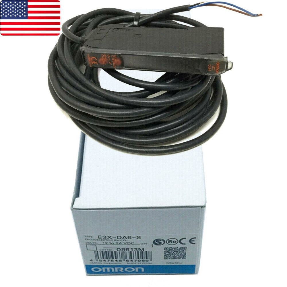 Brand New in Box Omron E3X-DA6-S Photoelectric Sensor - US Stock