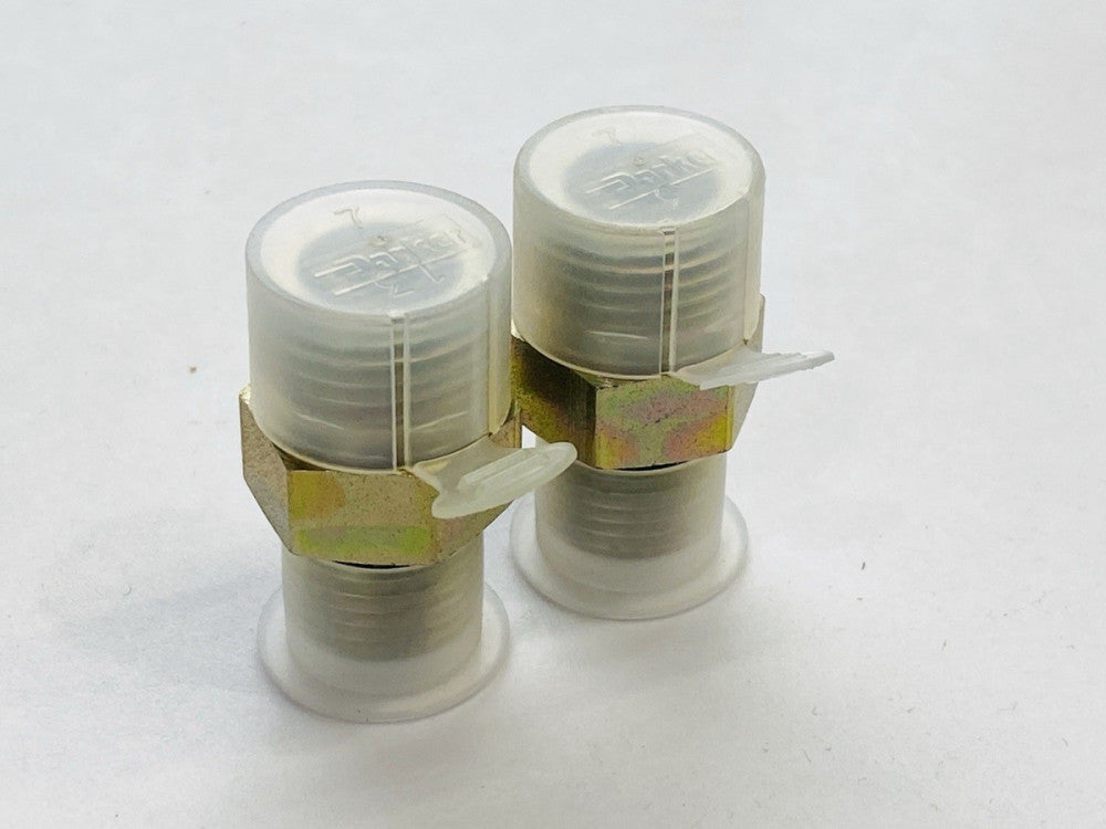 Parker 6 F5OLO-S Seal-Lok O-Ring Face Seal Tube Fitting 3/8" x 1/2-20" LOT OF 2