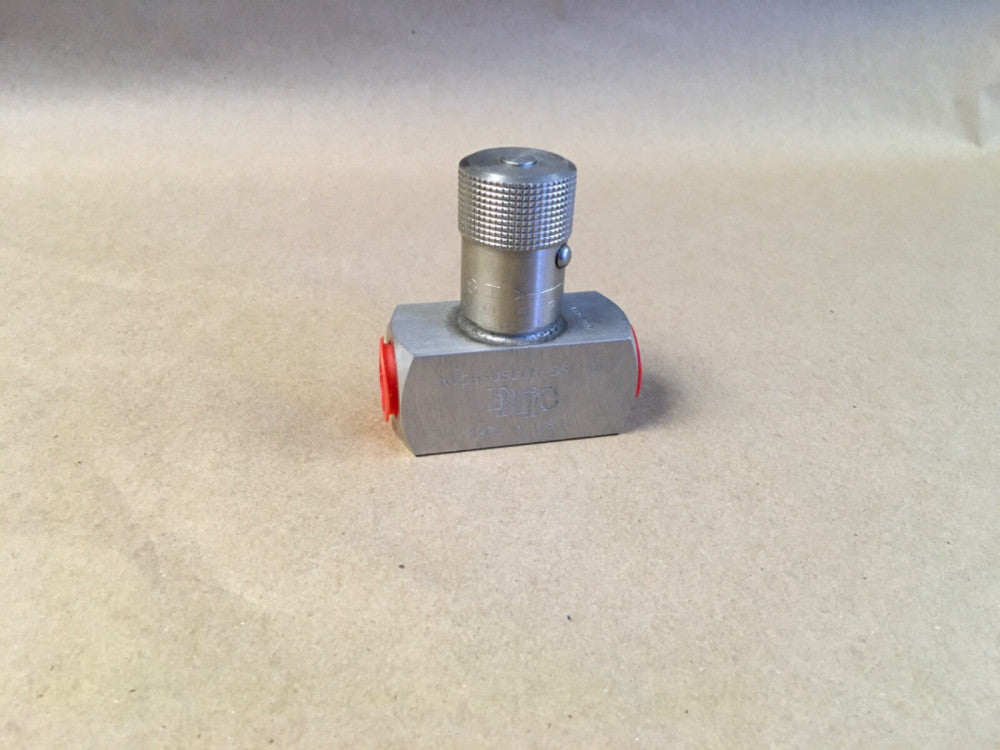 DMIC Needle Valve NV2H-0500N/ 5000PSI, 345 Bar Max (KB)