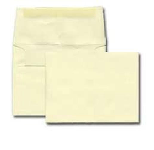 A6 Invitation Envelope - 75# Baronial Ivory Classic Laid (4 3/4 x 6 1/2) - Annou