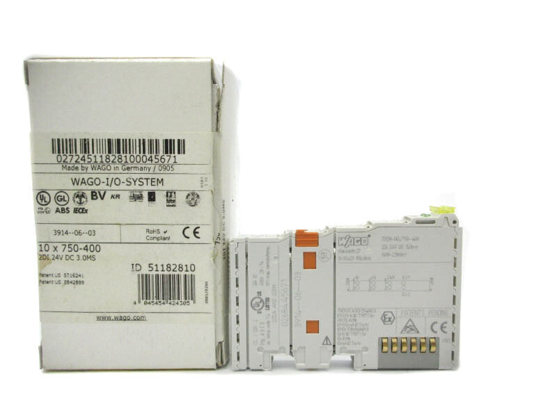 WAGO 750-400 24VDC (PKG OF 10) NSMP
