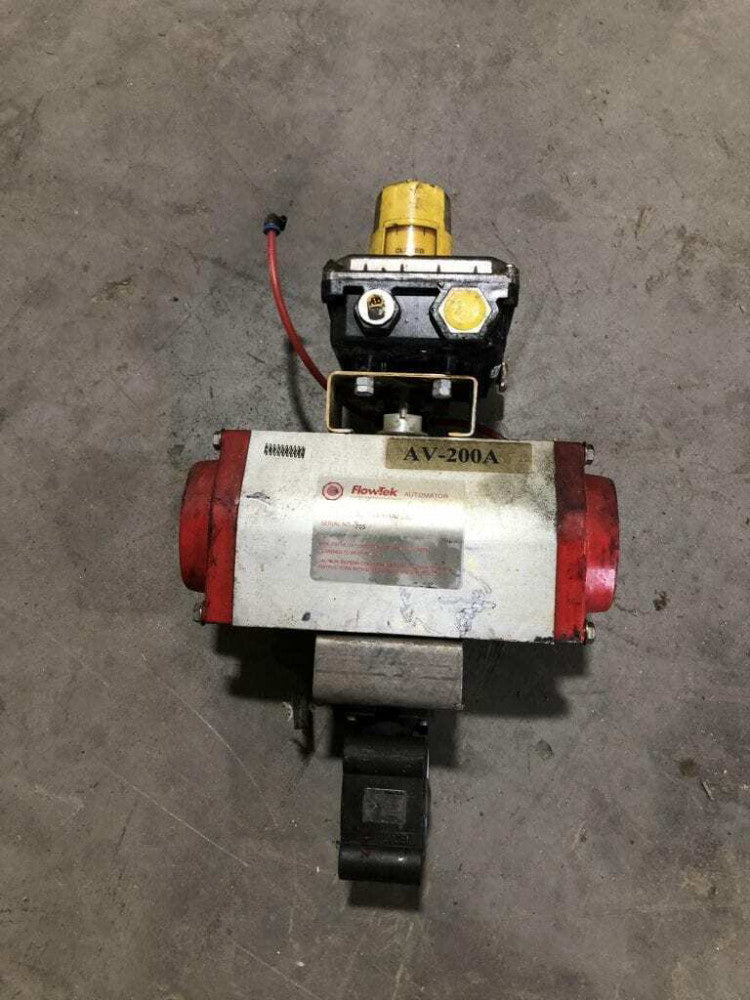 Flow-Tek API-607 2" WCB Pneumatic High Pressure Ball Valve 2200CWP 140PSI
