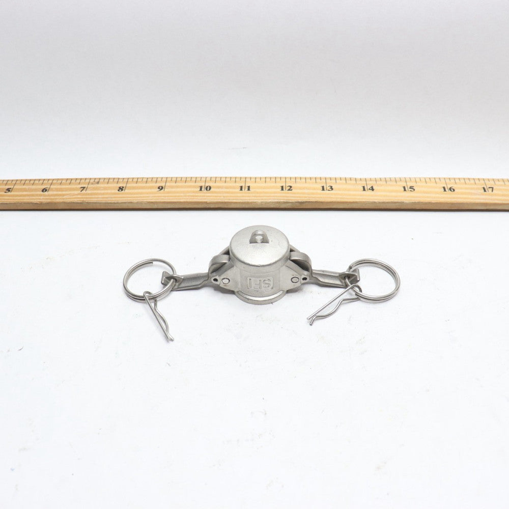 Female Camlock Dust Cap 316 Stainless Steel 1/2" DC-50