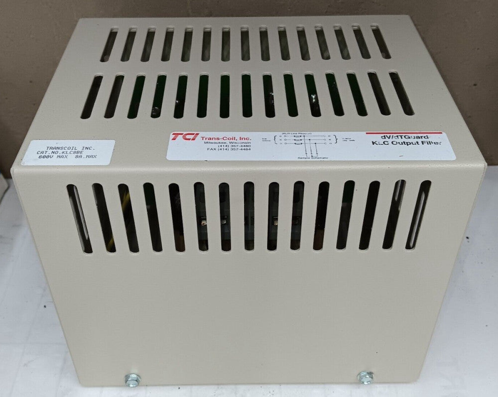 NEW TRANS-COIL TCI KLC8BE dV/dT KLC OUTPUT FILTER 8 AMP 600V